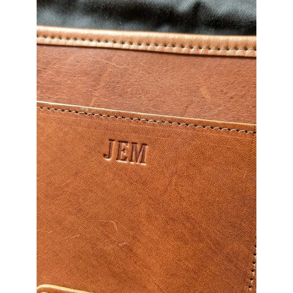 J.W. Hulme Co. Medium Belmont Leather Crossbody Saddle Bag | Made in USA